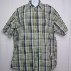 Arrow short sleeved green shirt XXL